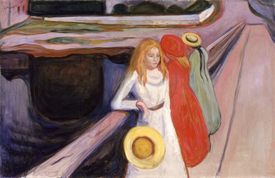 Meninas na ponte de Edvard Munch